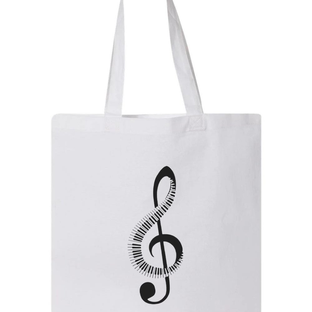 Music Lover Design Tote Bag